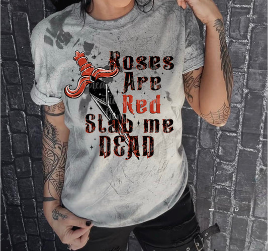 Roses are red, stab me dead png (digital download only)