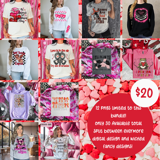 Valentines vs Anti vday collab with wicked fancy designs (digital download only)