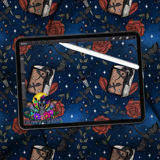 Dragon book Colorway seamless Download Only