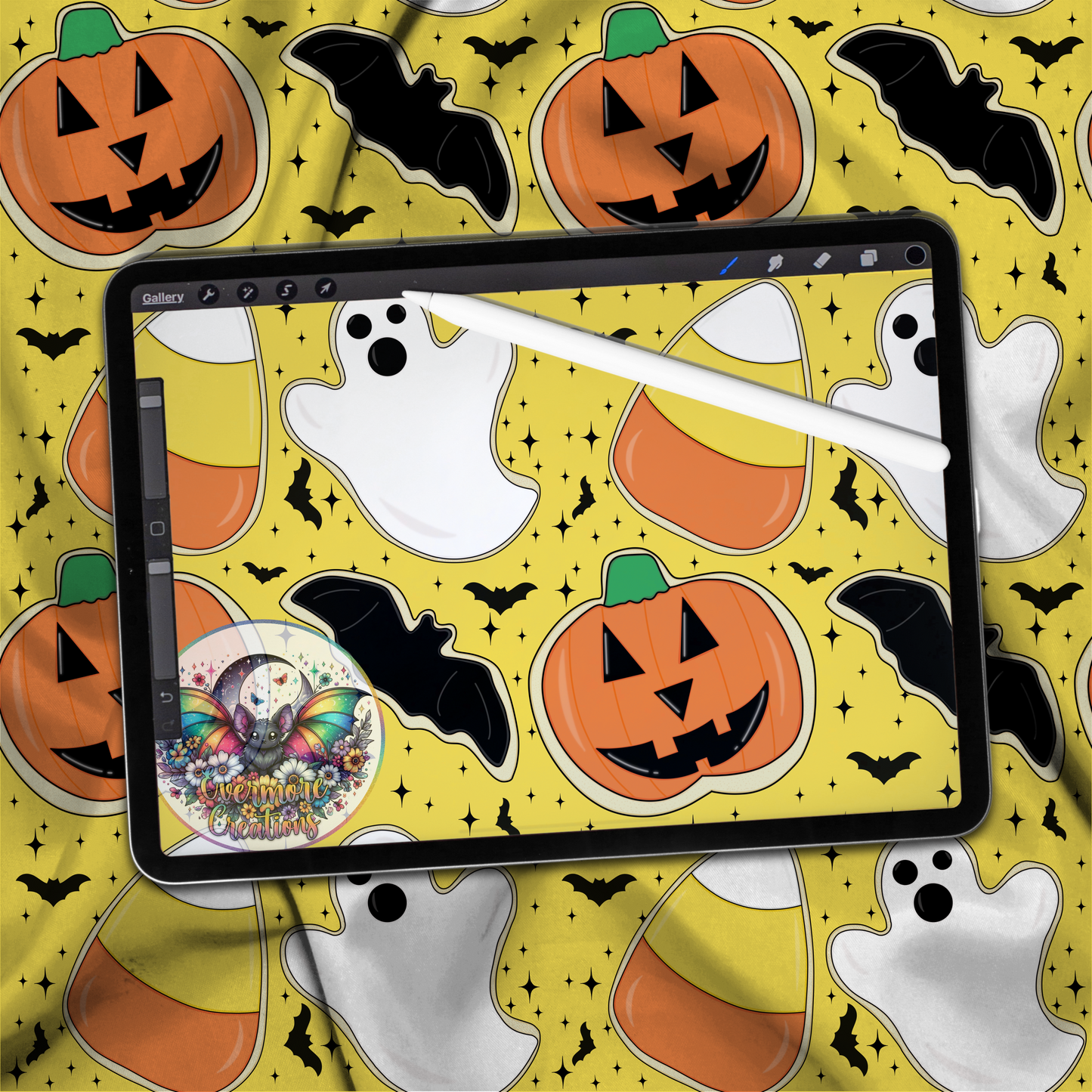 Spooky cookies color way seamless(digital download only)